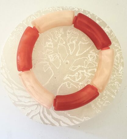 Bracelet corail saumon