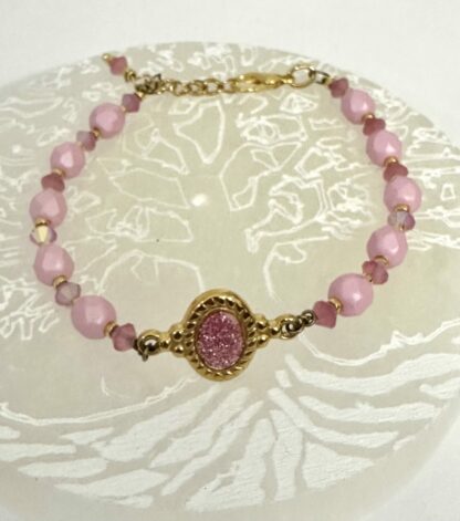 Bracelet rose doré