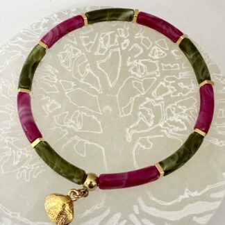 Bracelet vert violet
