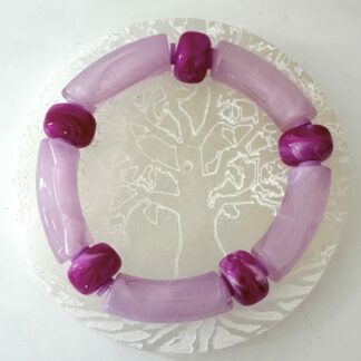 Bracelet mauve violet