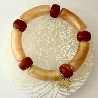 Bracelet cuivré marron arbre de vie