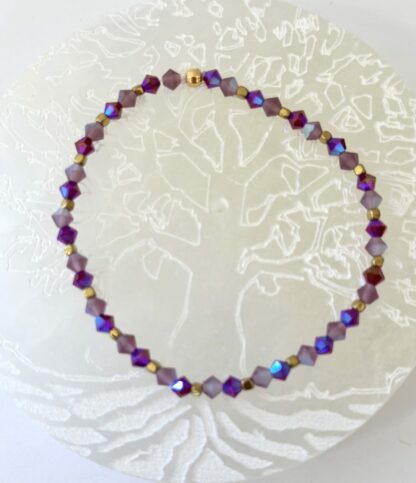 Bracelet  fushia parme