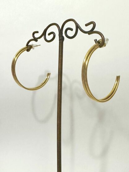 Boucles créoles dorées
