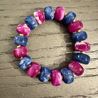 Bracelet bleu violet