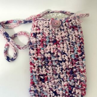 Etui téléphone portable rose bleu